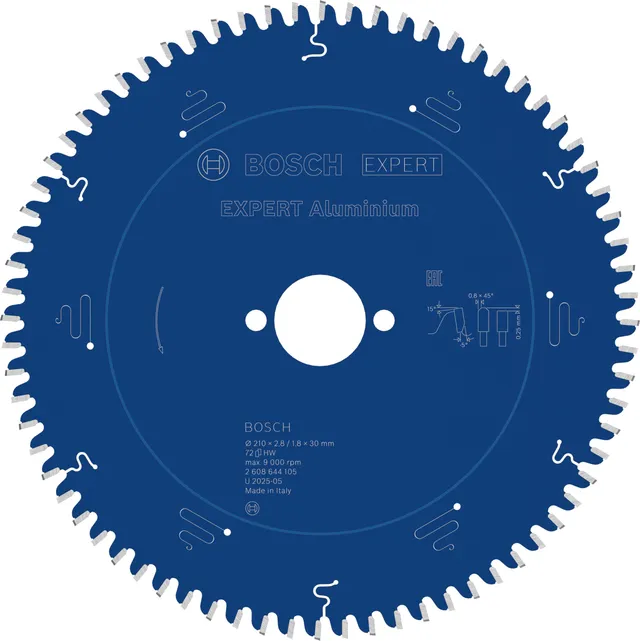 Bosch Expert Aluminium lame scie circulaire 210 mm 72 dents