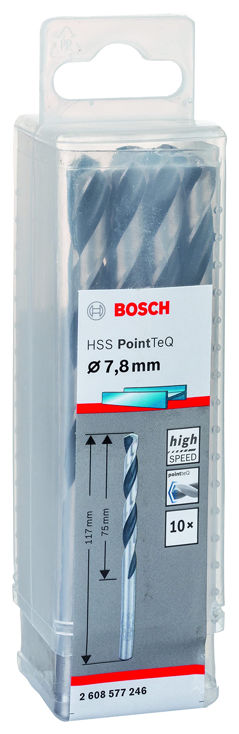 Bosch PointTeQ Coffret 25 forets HSS métal 1-13 mm