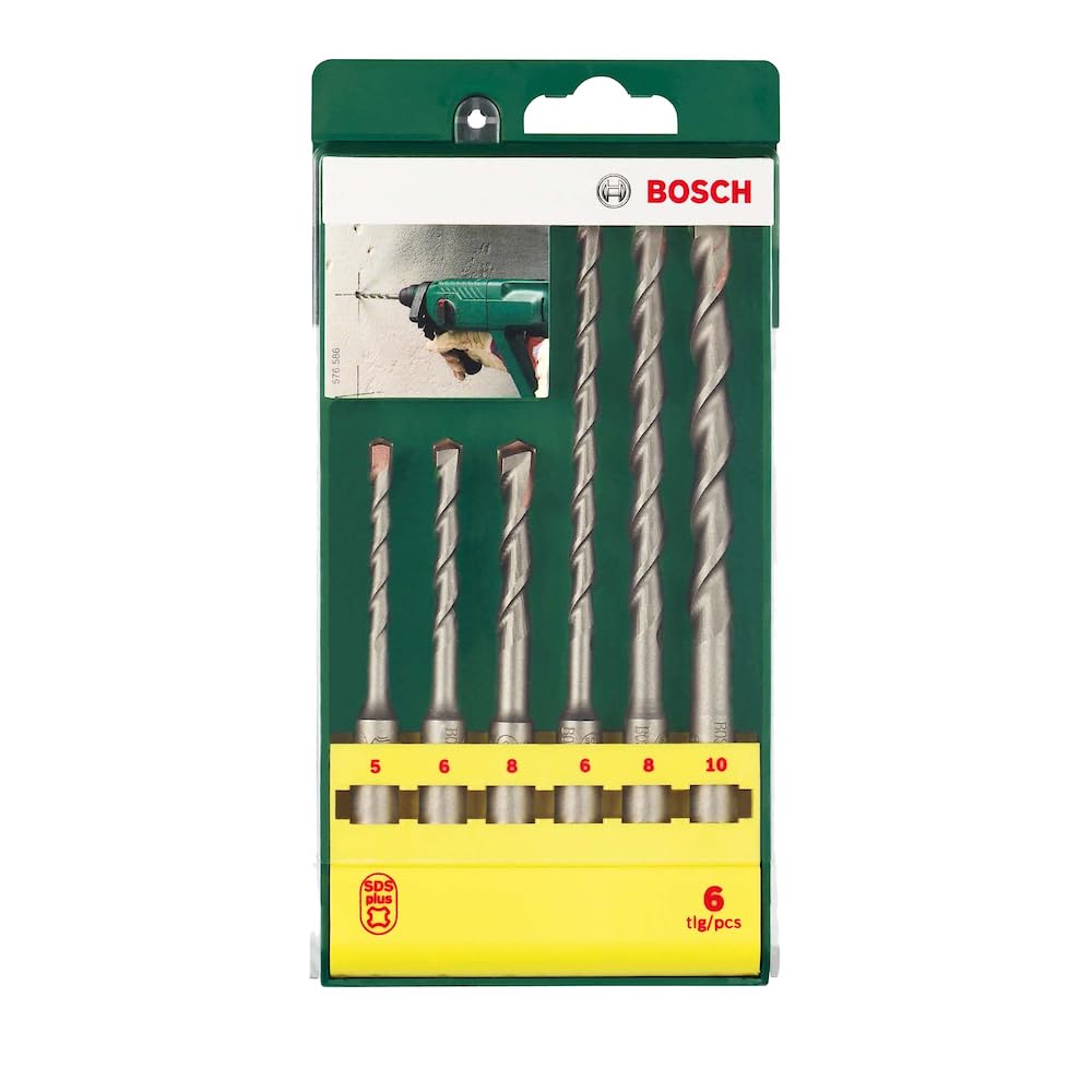 Bosch S2 coffret 6 mèches SDS Plus béton pierre