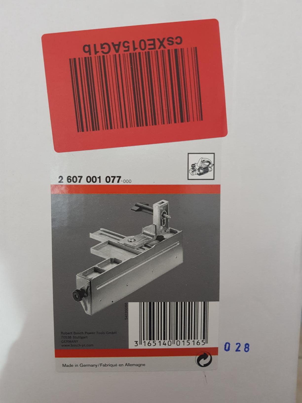 Bosch guide parallèle et angulaire 45° accessoire pour rabots