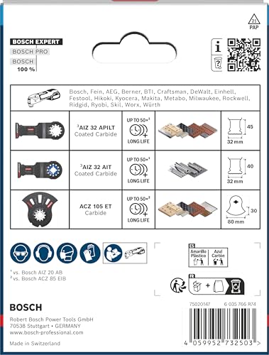 Bosch EXPERT Cutting kit 3 lames oscillantes Starlock