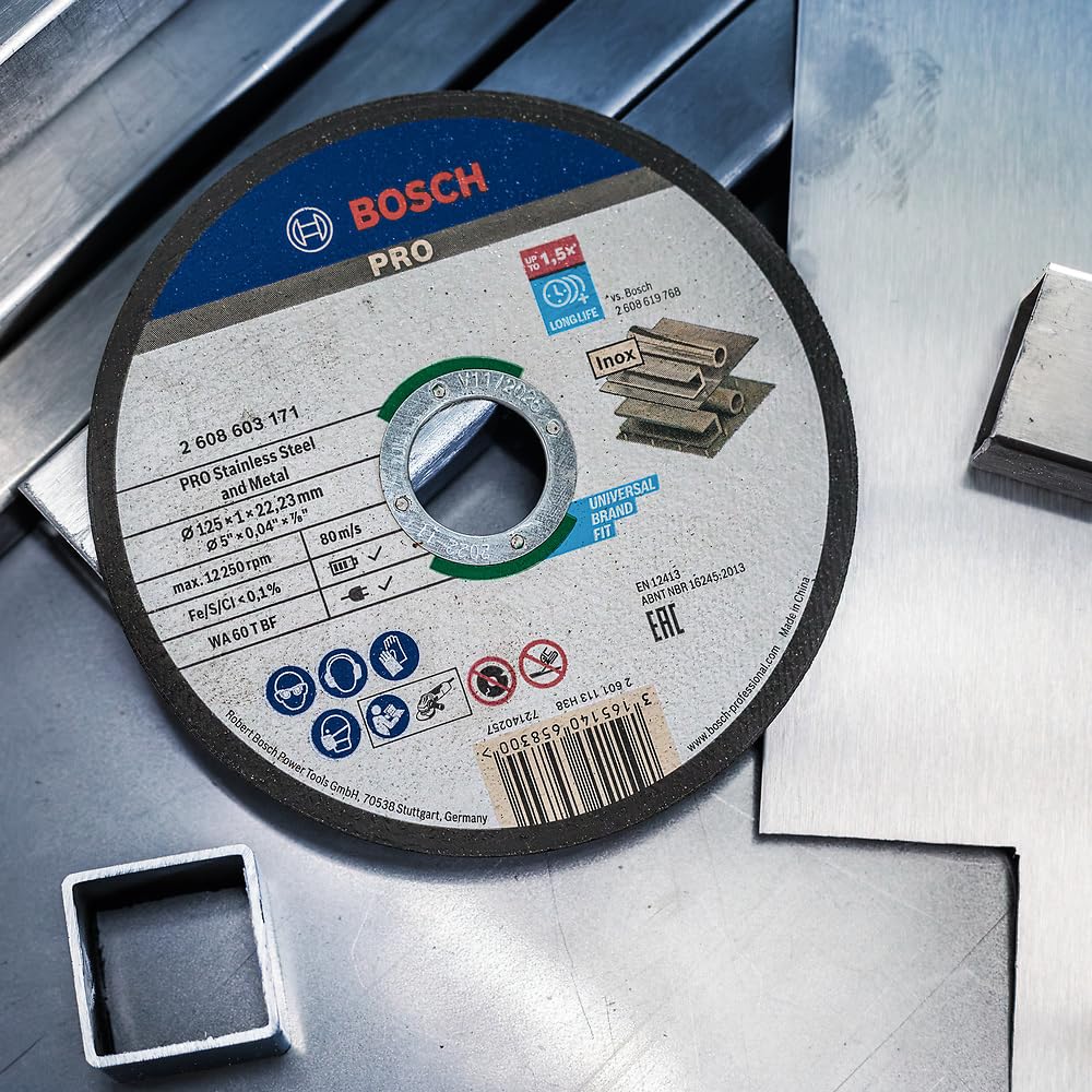 Bosch PRO disque à tronçonner inox 115 mm métal