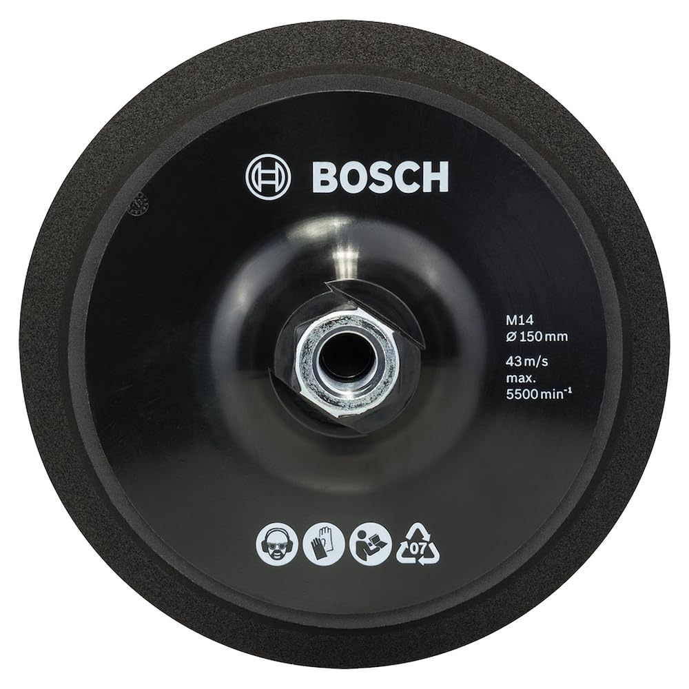 Bosch Abrasifs plateau ponçage M14 150 mm auto-agrippant