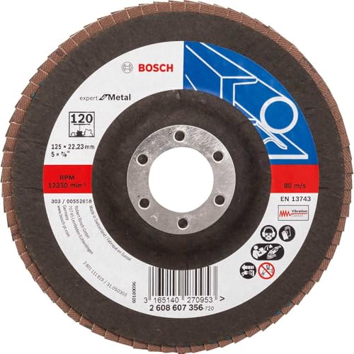 Bosch X551 disque à lamelles 125 mm grain 80 métal