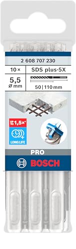 Bosch Pro SDS plus-5X foret béton 5,5x110 mm x10