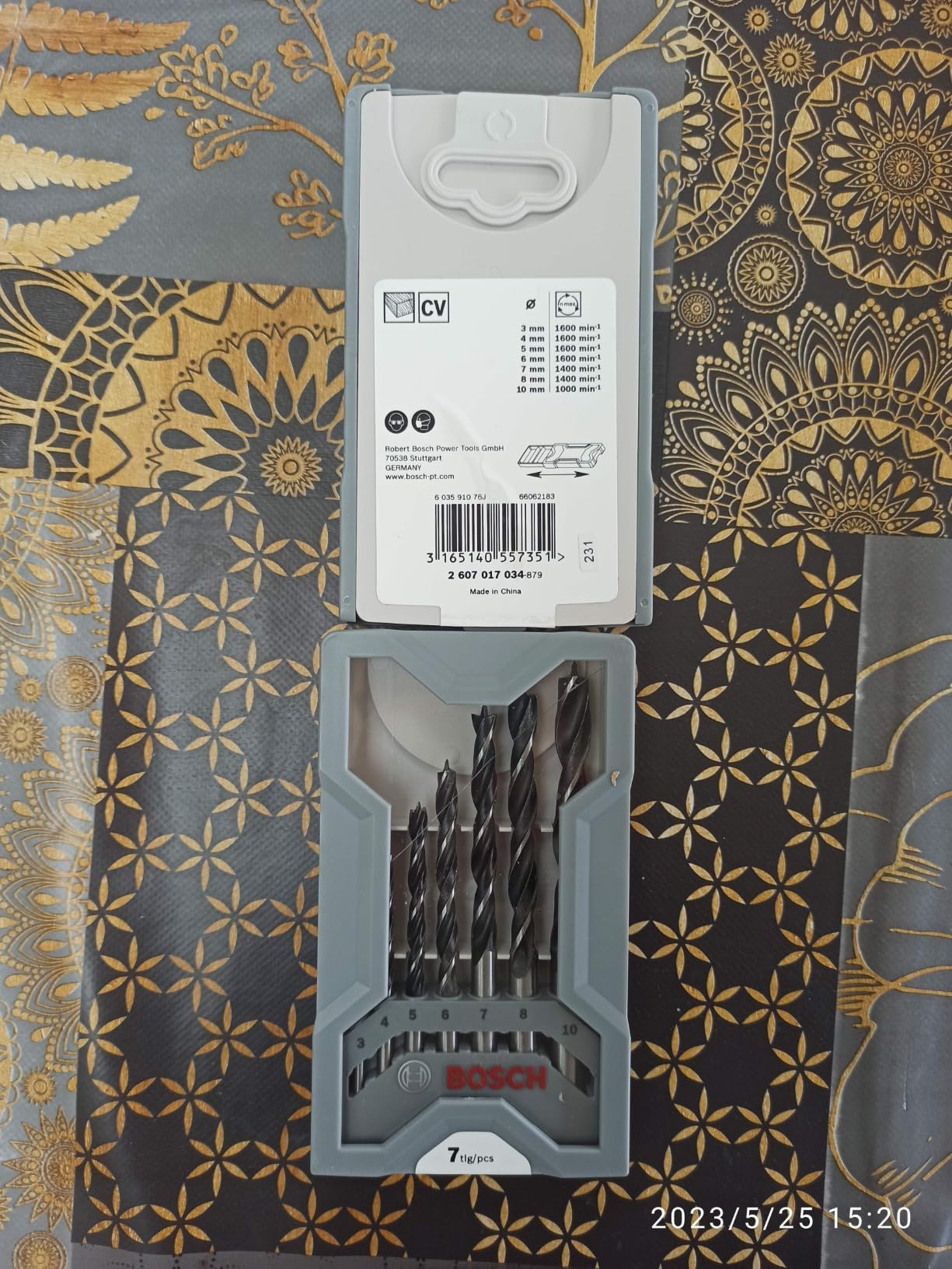 Bosch PRO Wood coffret forets bois 7 pièces 3-10 mm