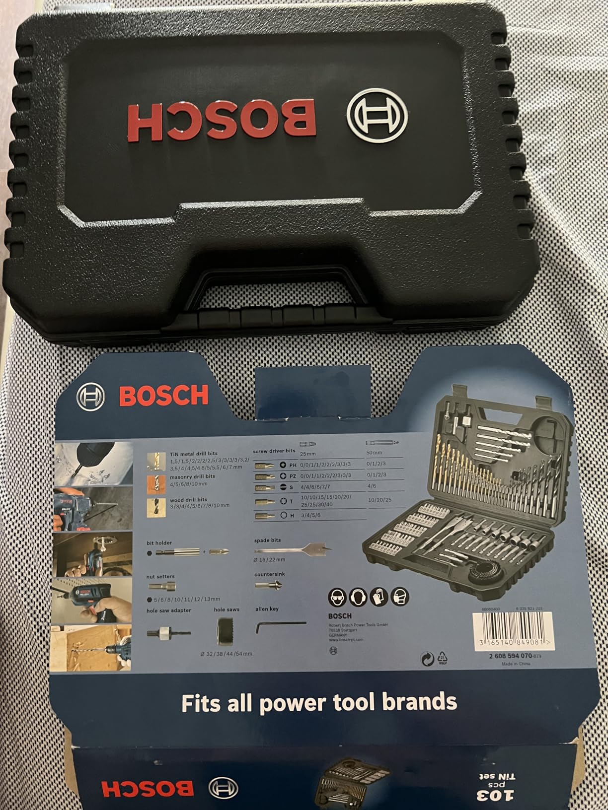 Bosch Professional coffret forets embouts 103 pièces
