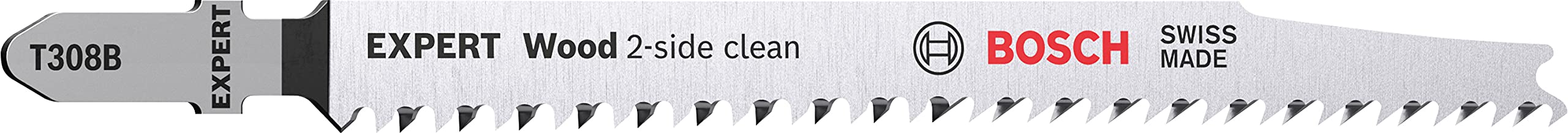 Bosch T308B Expert Lame Scie Sauteuse Bois x3 Sans Éclat