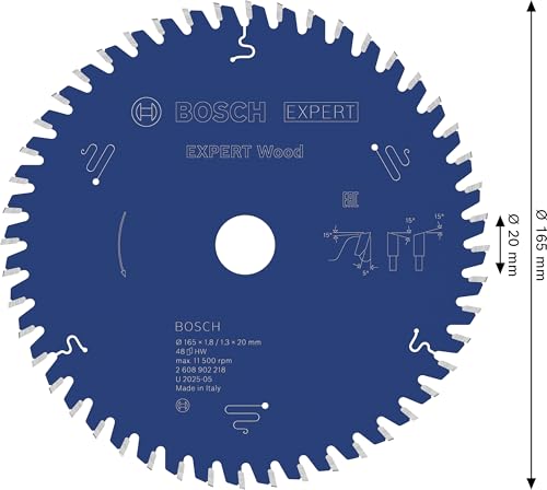 Bosch EXPERT Wood lame circulaire bois Ø165 mm 48 dents