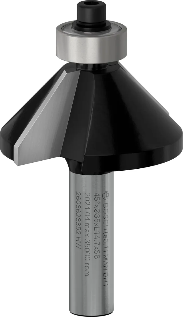 Bosch Fraise à chanfreiner 45° 8mm bois carbure