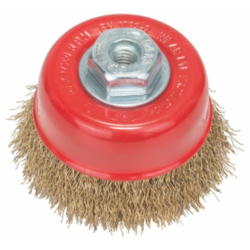 Bosch Brosse boisseau métallique 75 mm M14 fil 0,3 mm