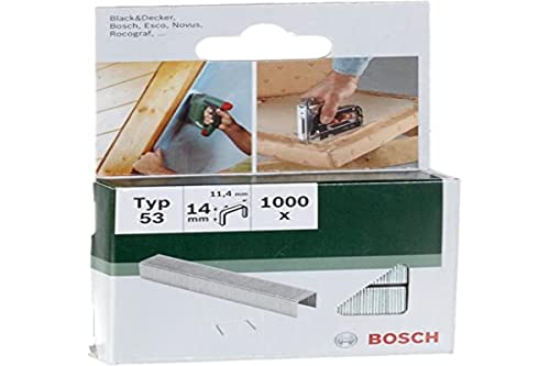 Bosch Cloueurs agrafes type 53 11,4x14 mm lot 1000