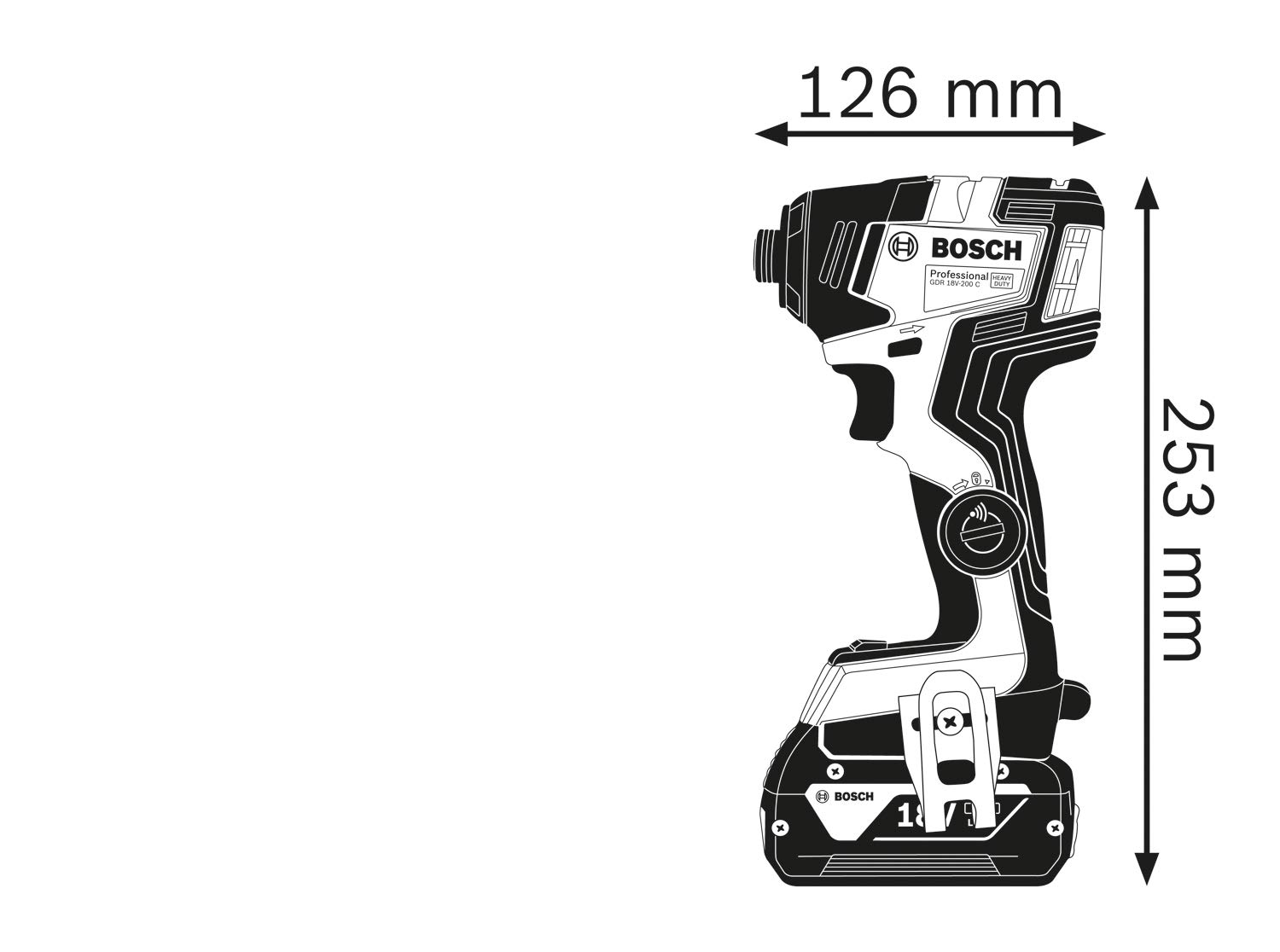 Bosch GDR 18V-200 + GSB 18V-55 coffret L-BOXX sans batterie