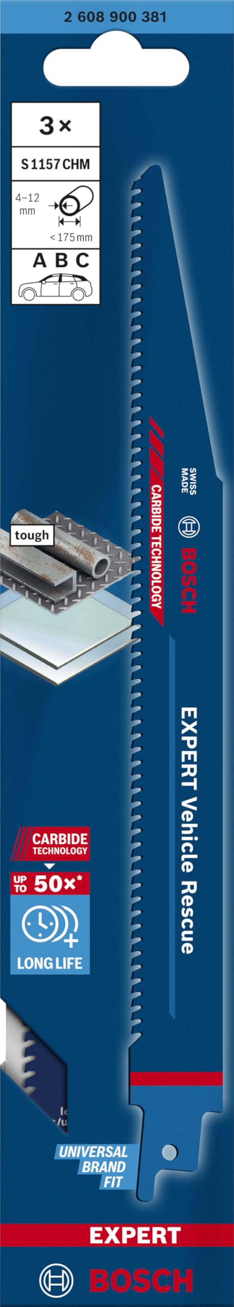 Bosch EXPERT S1157CHM Lame sabre 225 mm lot 3