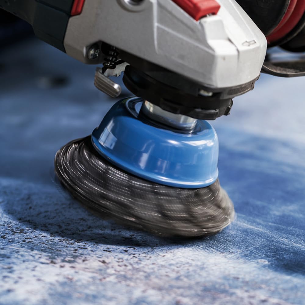 Bosch Pro Brosse Boisseau 75 mm Acier X-Lock Fils Torsadés