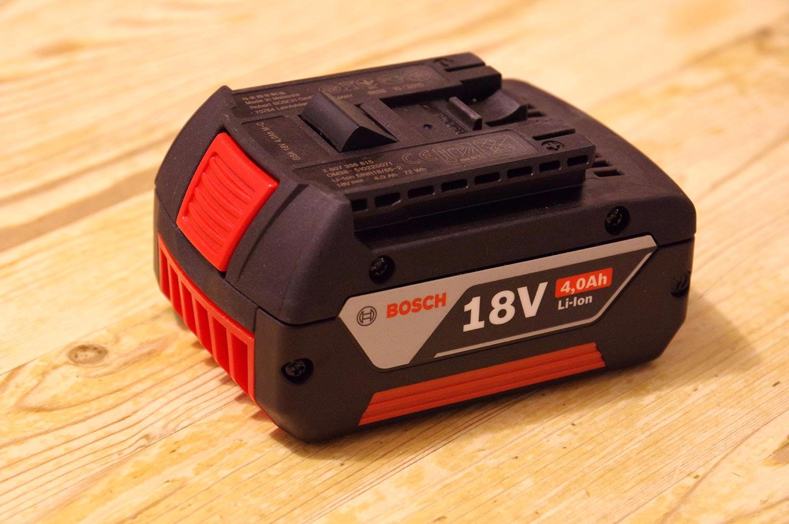 Bosch GBA 18V 4.0Ah batterie 18V 4,0 Ah Professional