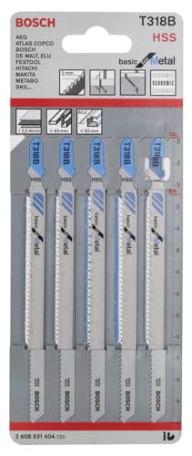 Bosch T318B Basic lame scie sauteuse métal lot 5