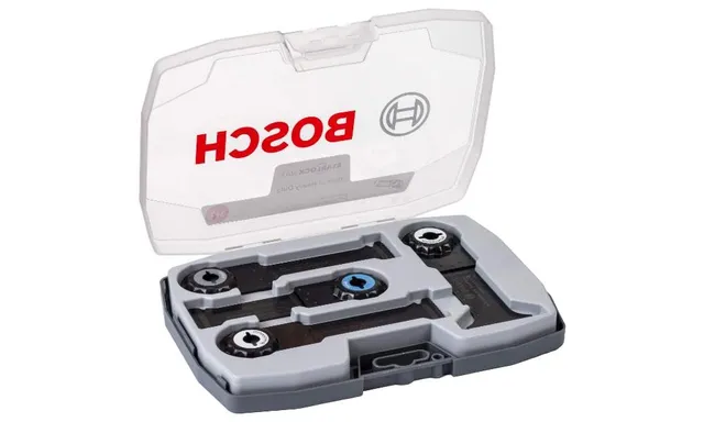 Bosch Starlock Best of Heavy Duty jeu 4 lames bois métal