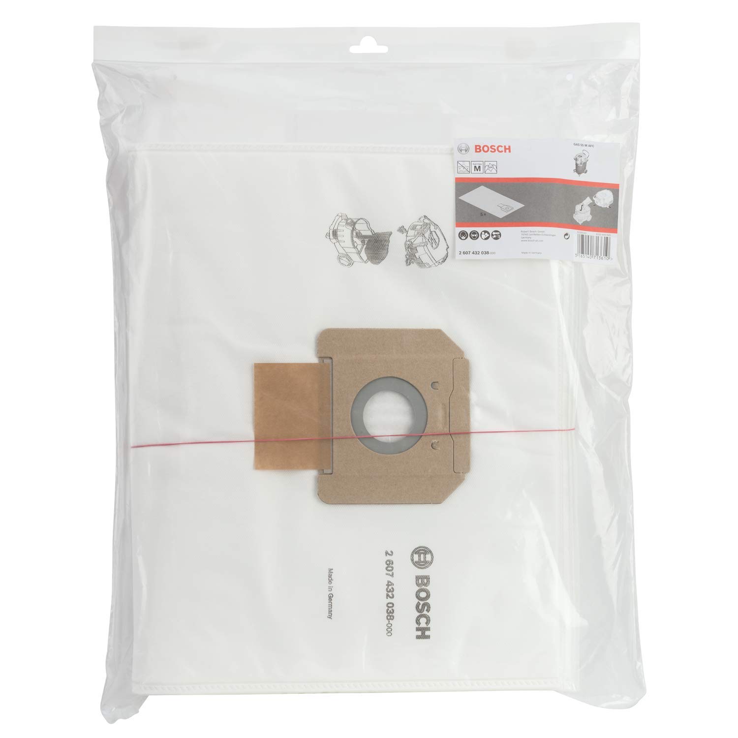Bosch sac-filtre non-tissé GAS 35 lot 5
