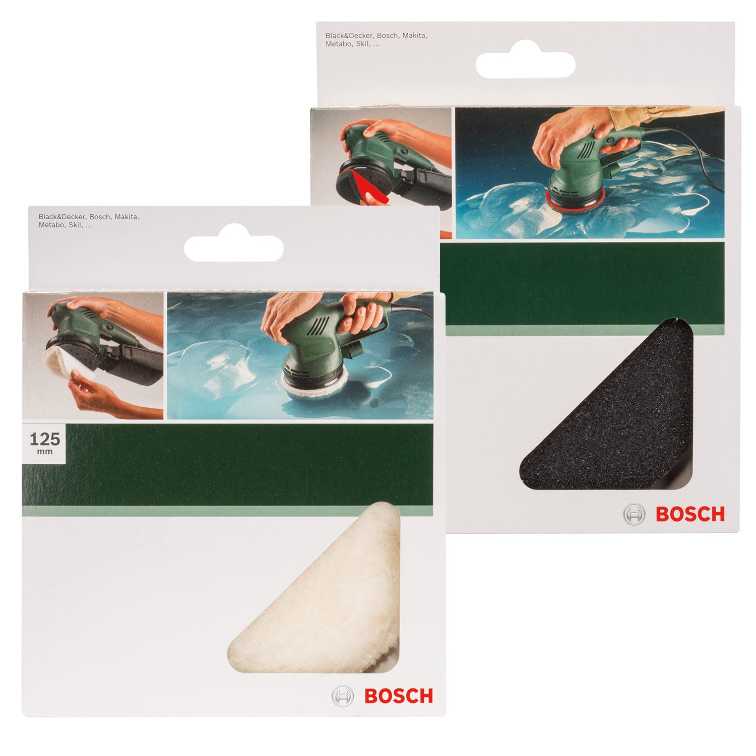 Bosch Tampon polissage laine agneau 125 mm auto-agrippant