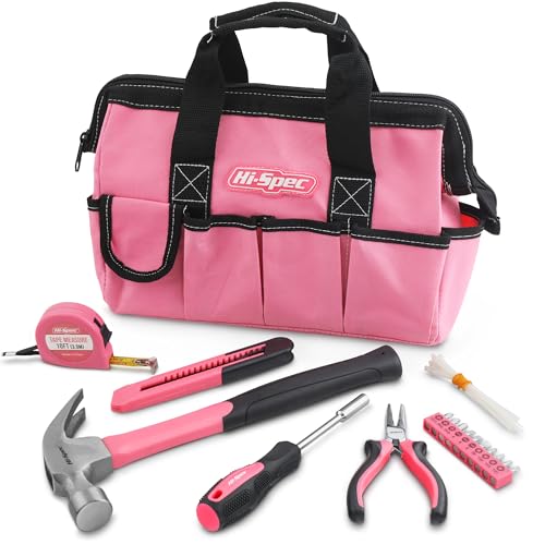 Hi-Spec Tool Kits kit outils 16 pièces rose sac zippé