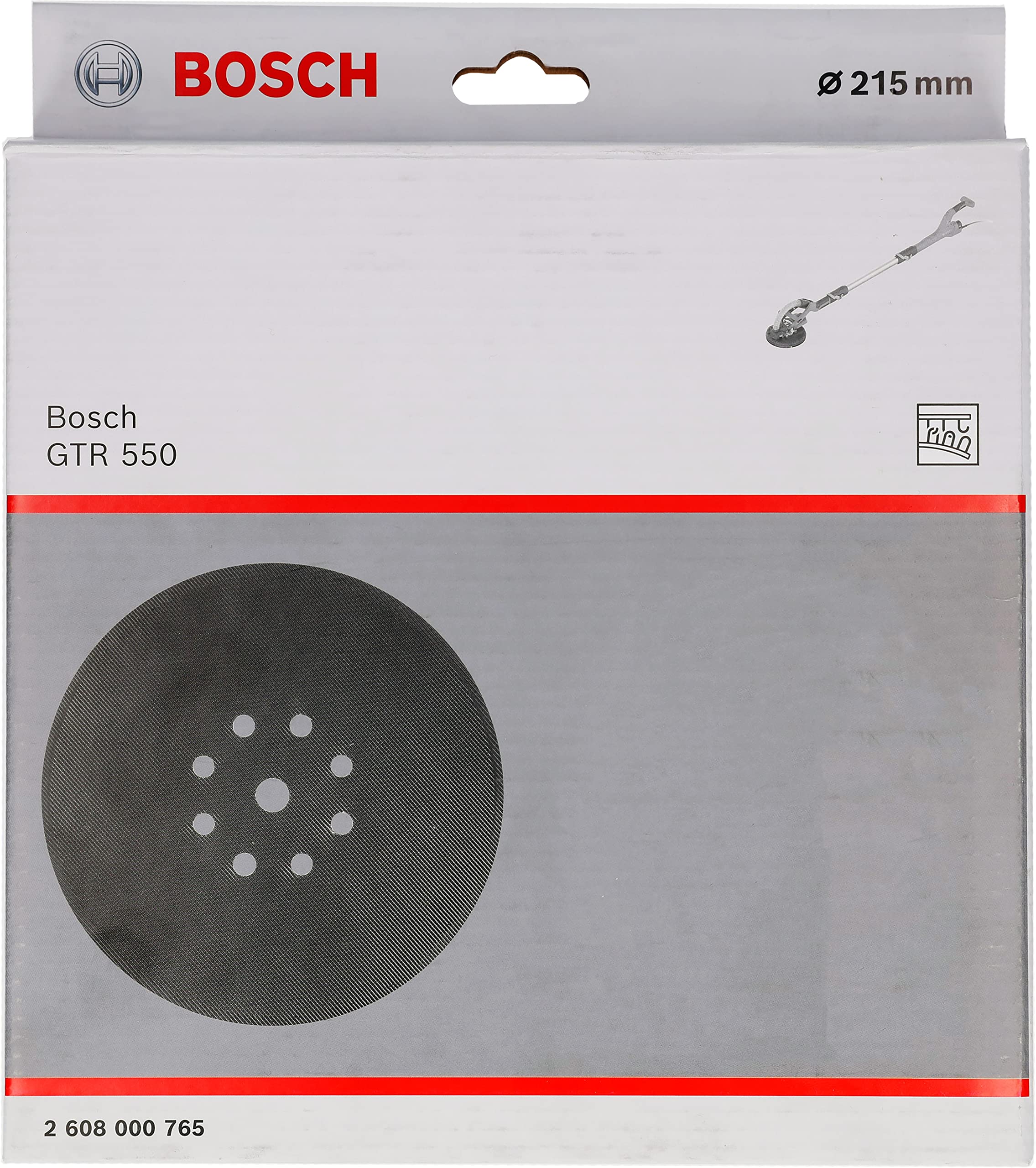 Bosch Abrasifs plateau de ponçage 215 mm GTR 550