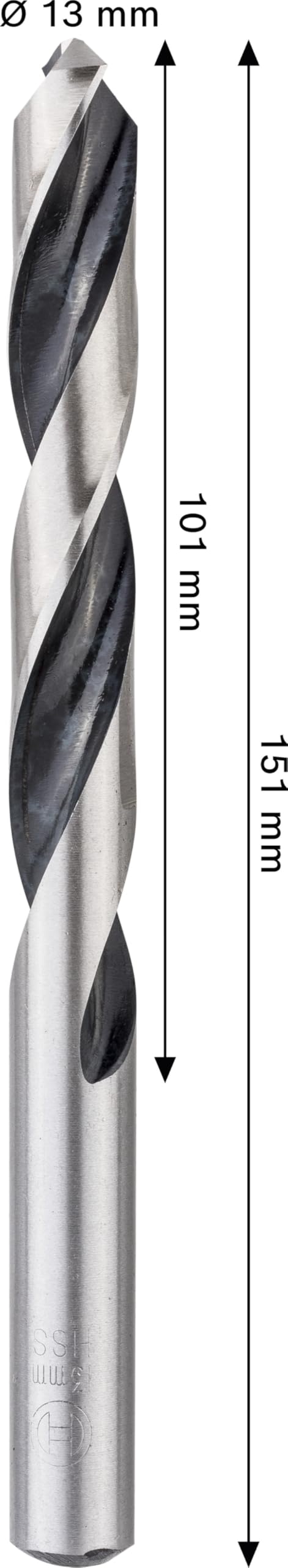 Bosch Foret Hélicoïdal HSS 13 mm Métal PointTeQ