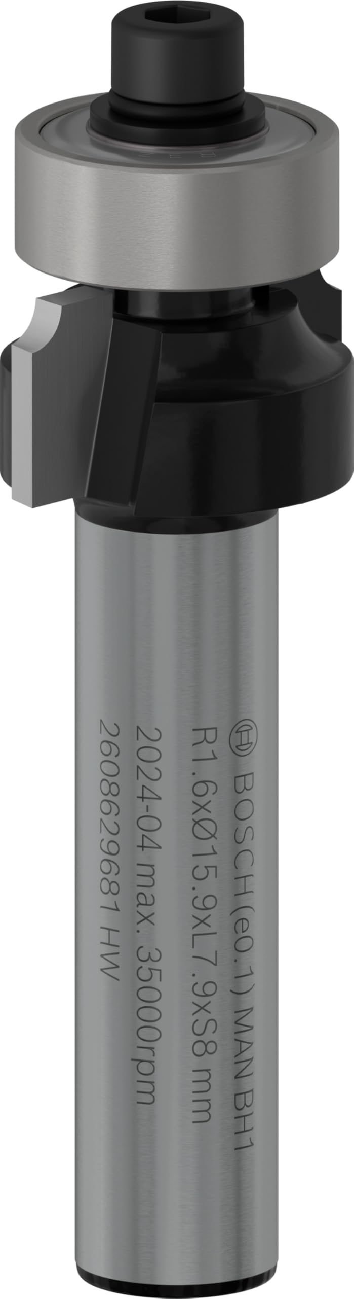 Bosch PRO fraise à arrondir R1,6 queue 8mm bois