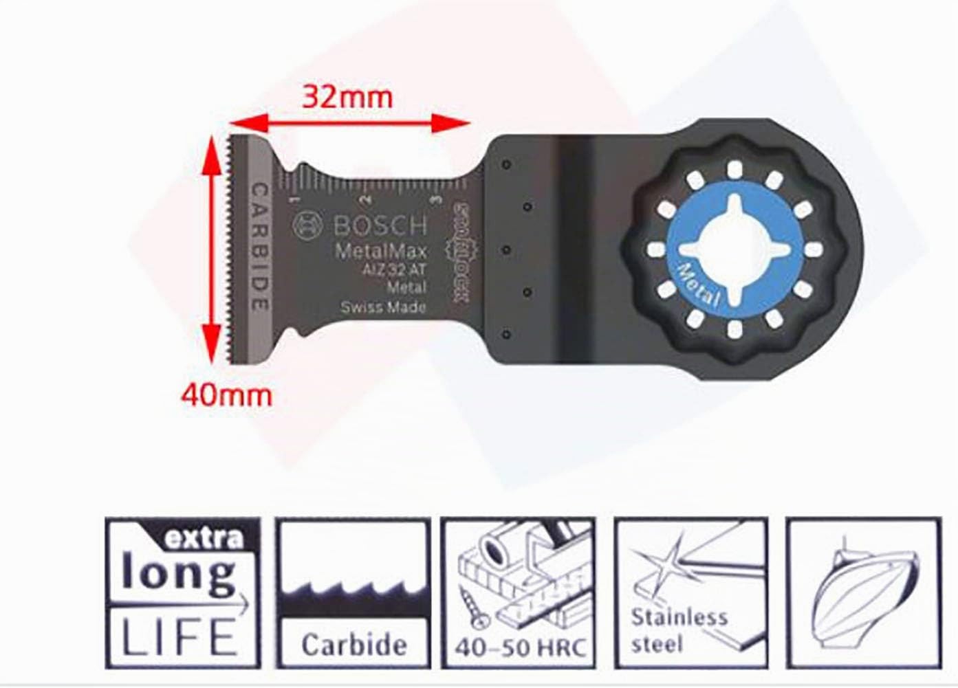 Bosch Starlock coffret 5 lames plongeantes carbure bois métal