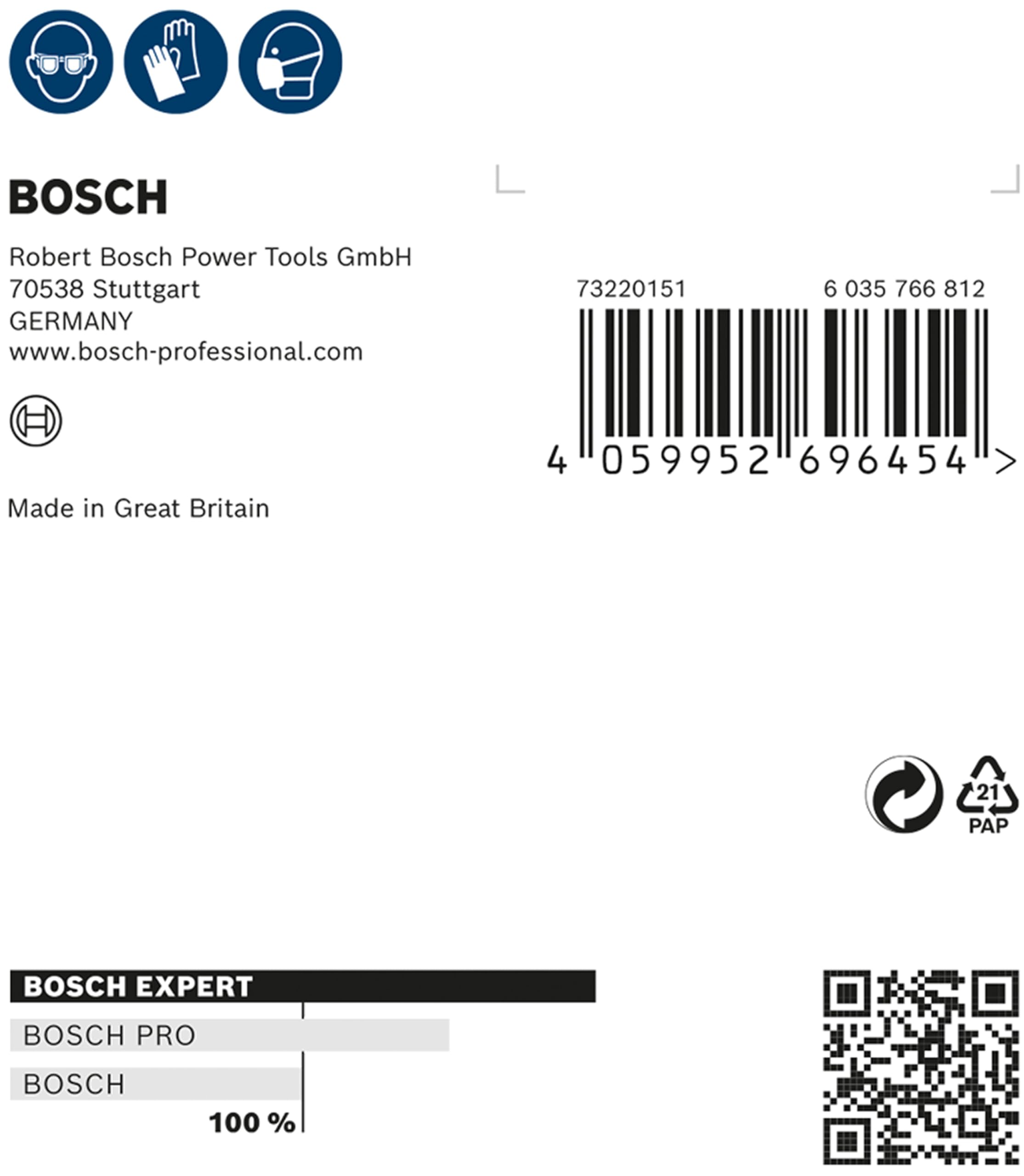 Bosch Expert W480 Web feuille abrasive 115x140 G120 lot 2