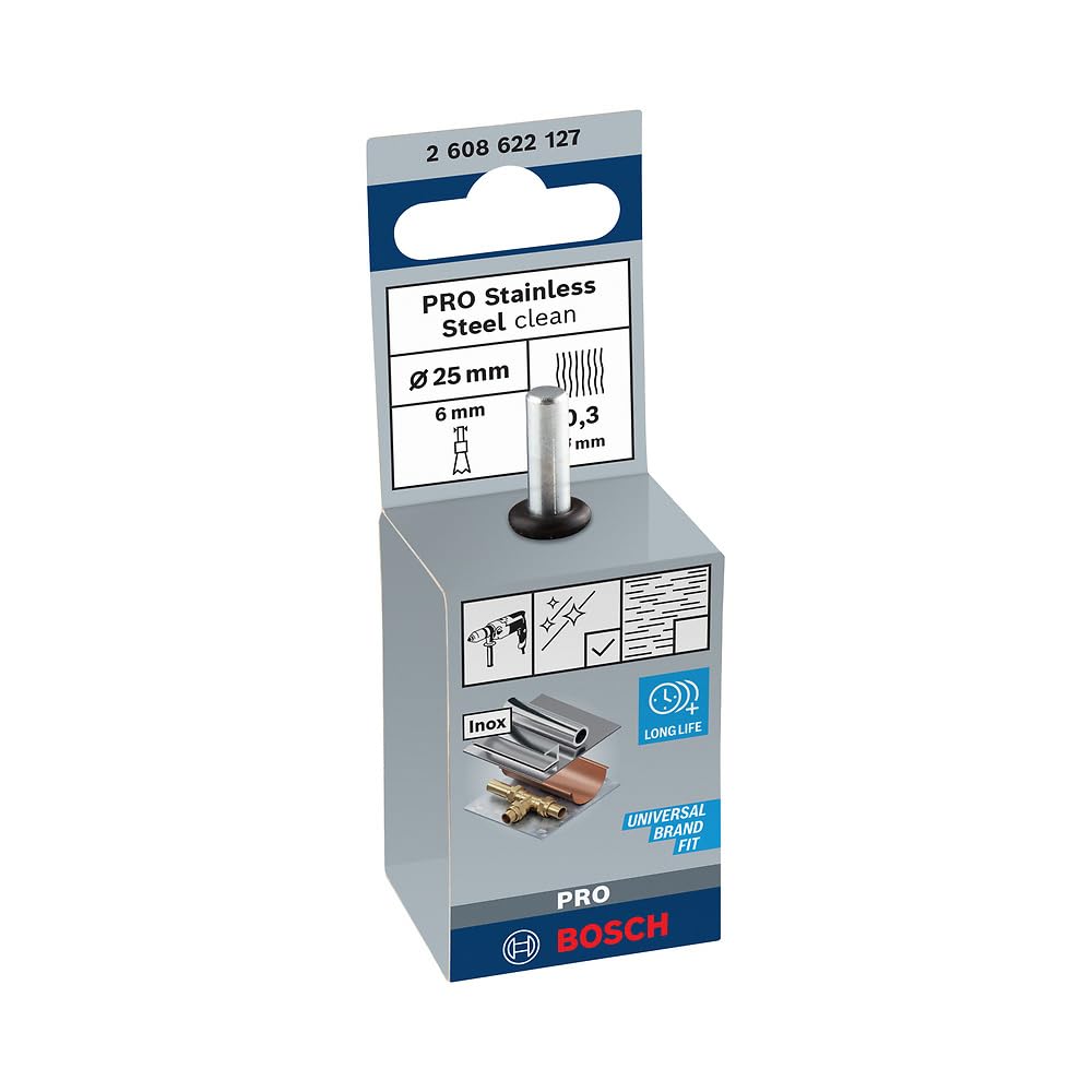 Bosch PRO Stainless brosse pinceau inox 25 mm