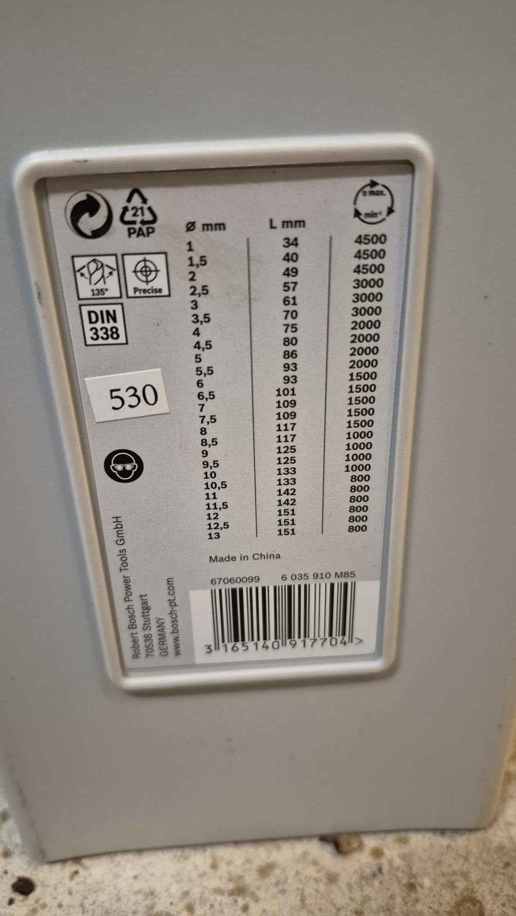 Bosch PointTeQ Coffret 25 forets HSS métal 1-13 mm