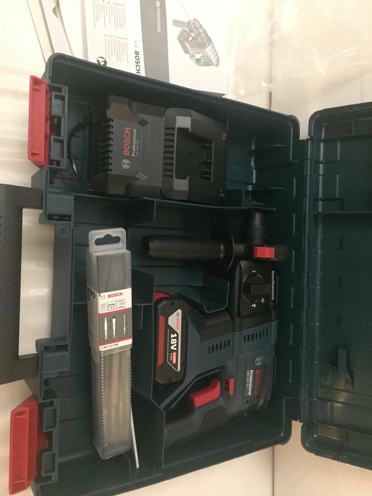 Bosch GBH 18V-20 perforateur sans fil 4,0 Ah coffret SDS-plus