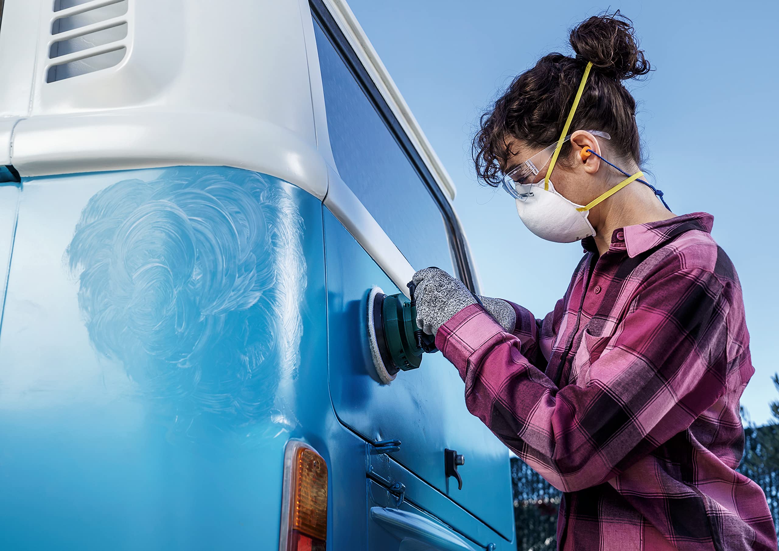 Bosch Tampon polissage laine agneau 125 mm auto-agrippant