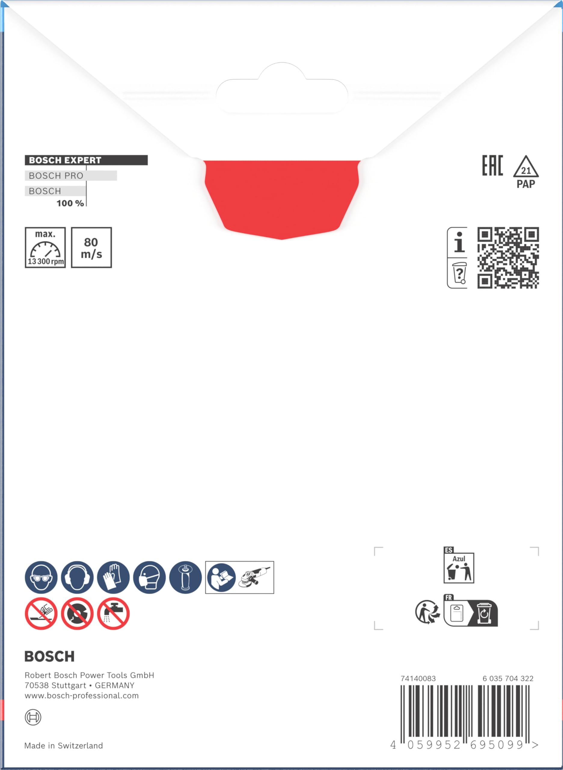 Bosch EXPERT Carbide Multi Wheel disque 115 mm X-Lock