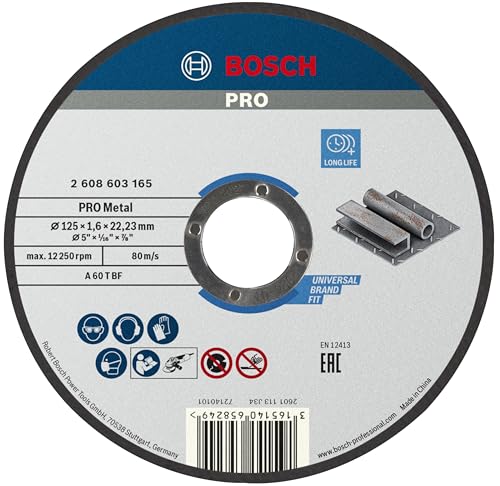 Bosch PRO Metal disque à tronçonner 125x1,6 mm
