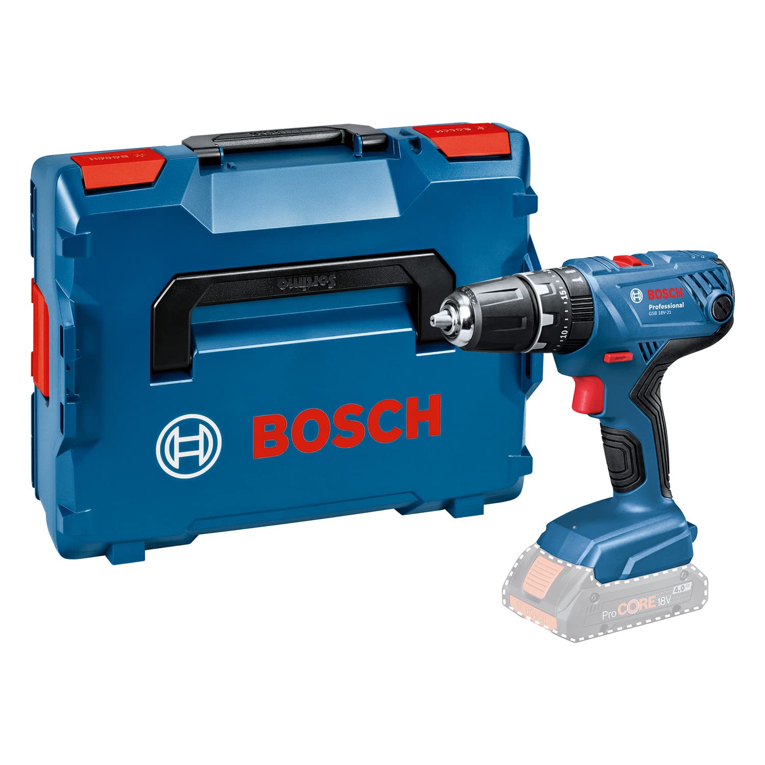 Bosch GSB 18V-21 perceuse-visseuse 18V 2 batteries L-BOXX