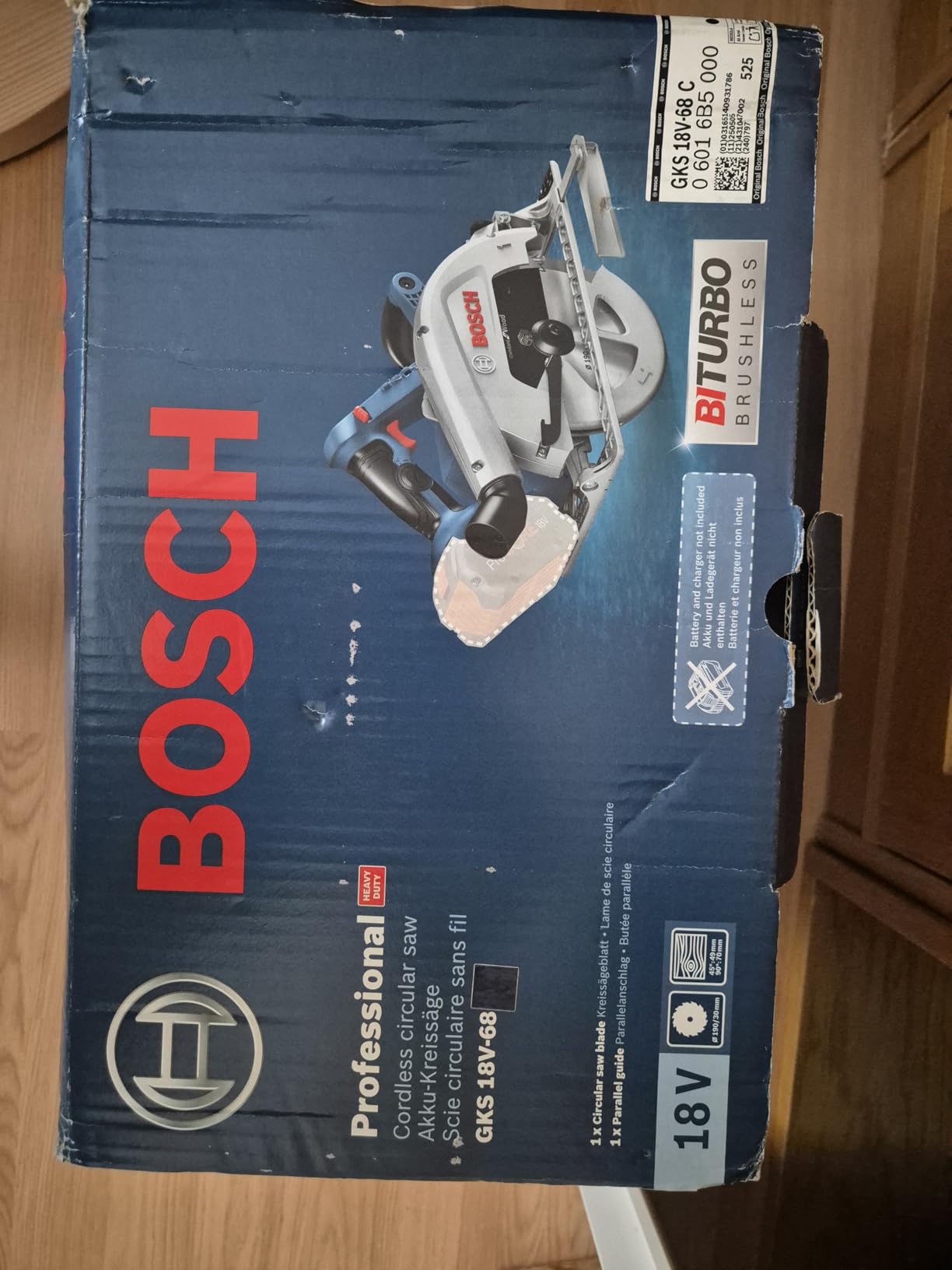 Bosch GKS 18V-68 C scie circulaire BITURBO 190 mm nue