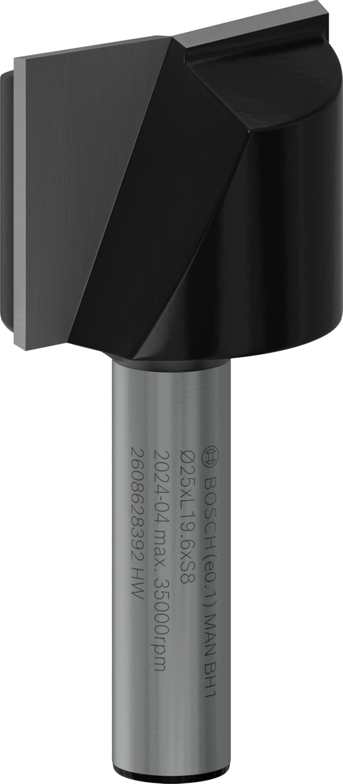 Bosch PRO fraise à rainurer droite Ø25 mm queue 8 mm bois