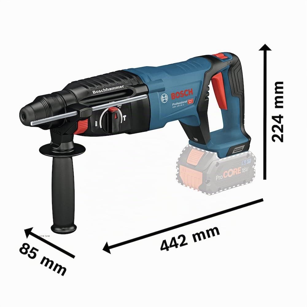 Bosch GBH 18V-26 D perforateur sans fil poignée D