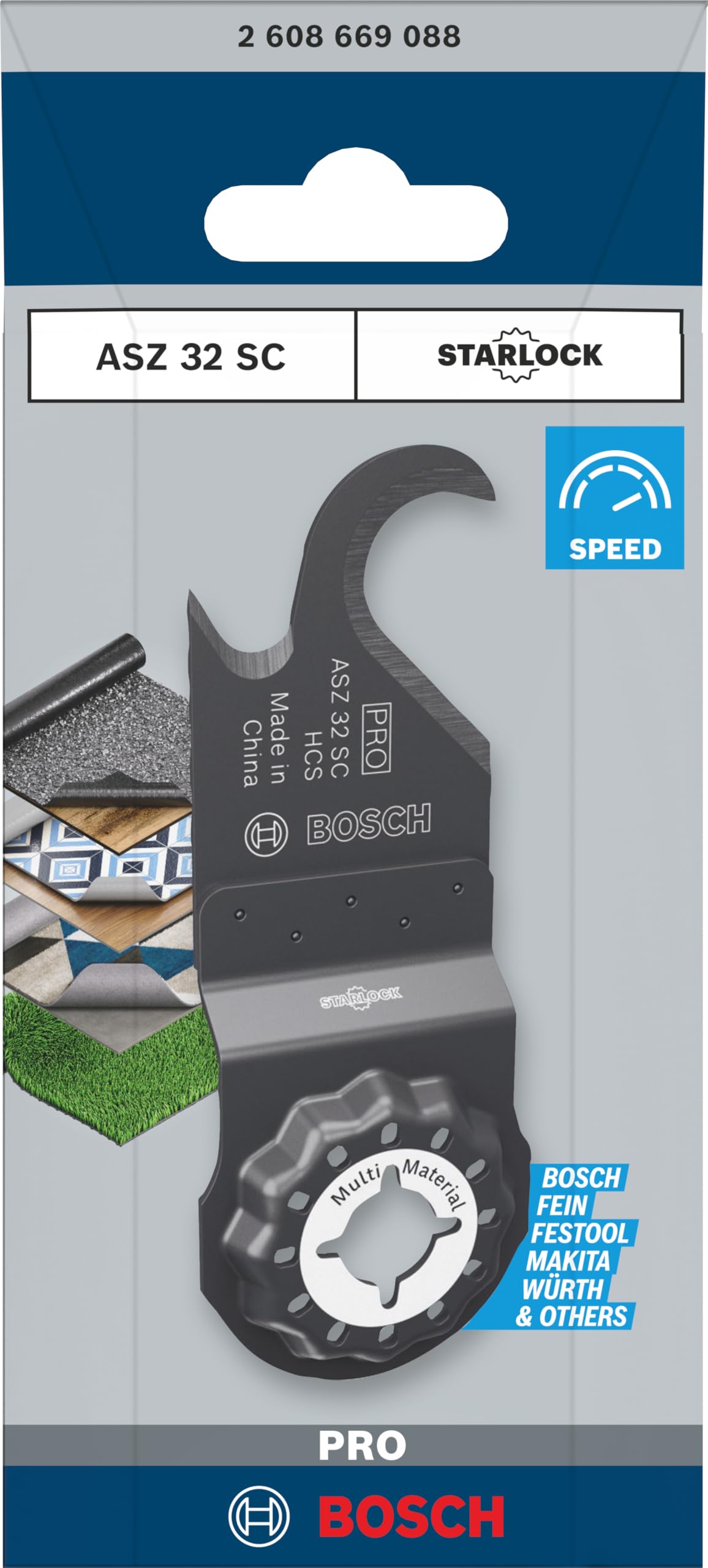 Bosch Accessoires multifonctions cutter ASZ 32 SC moquette