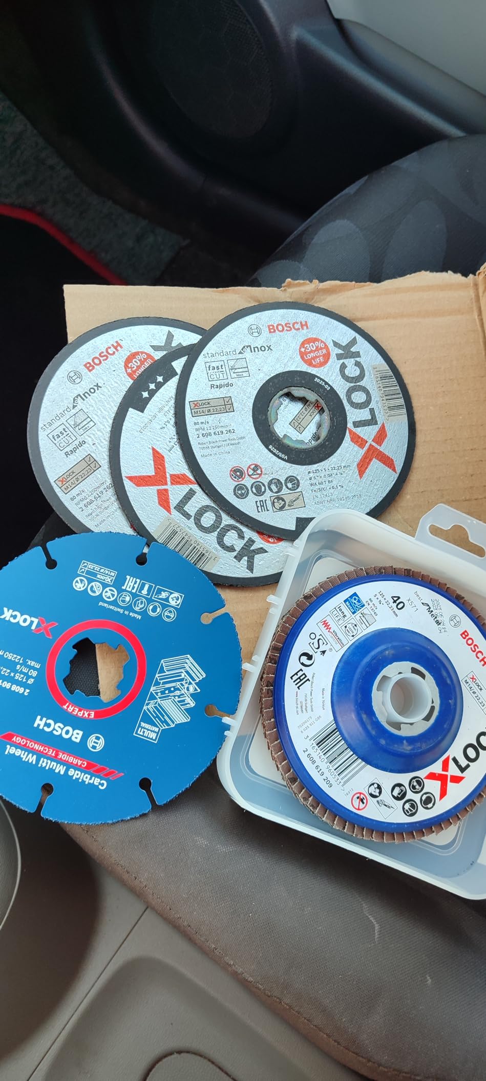 Bosch PRO Cutting Grinding coffret disques X-Lock 125 mm 5x
