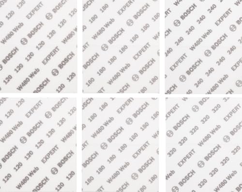 Bosch Expert W480 assortiment 6 feuilles 115x140 mm
