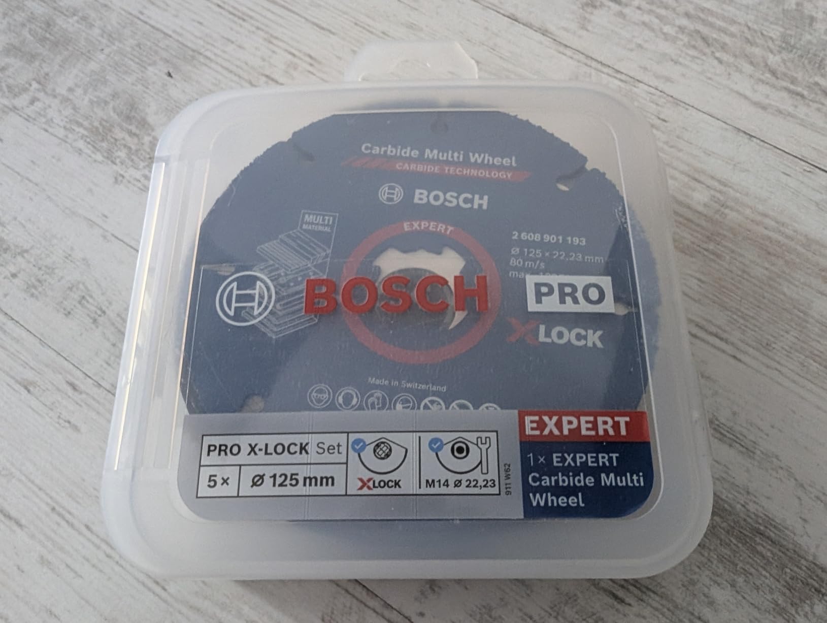 Bosch PRO Cutting Grinding coffret disques X-Lock 125 mm 5x