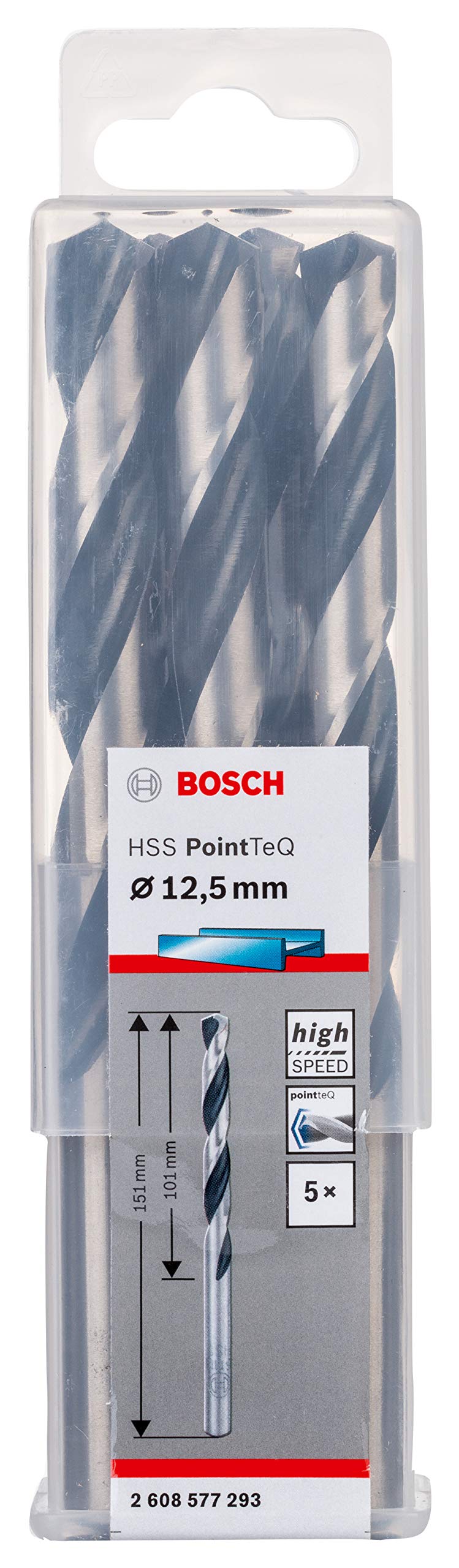 Bosch PointTeQ Coffret 25 forets HSS métal 1-13 mm
