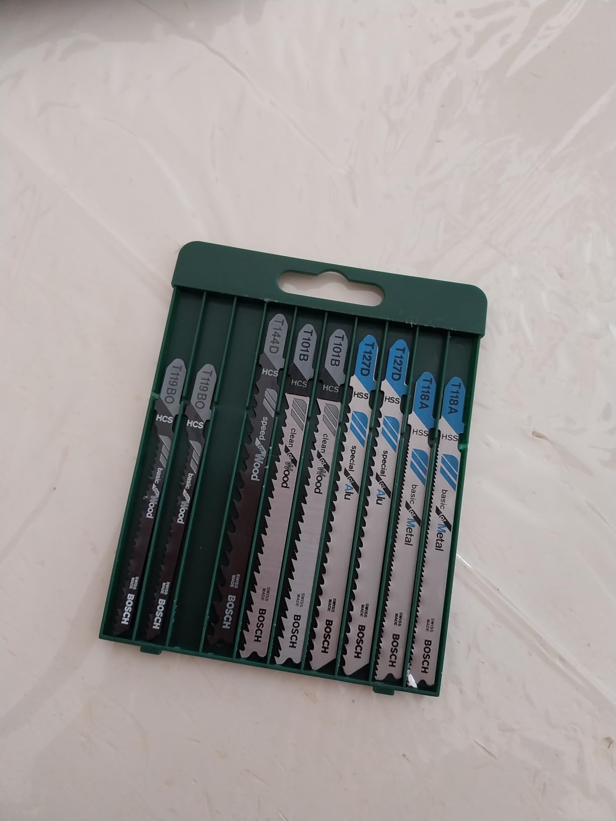 Bosch Wood and Metal Jeu lames scie sauteuse 10 pièces