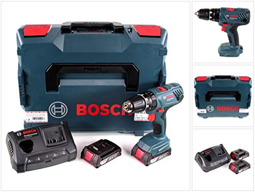 Bosch GSB 18V-21 perceuse percussion 18V 2x2Ah L-Boxx