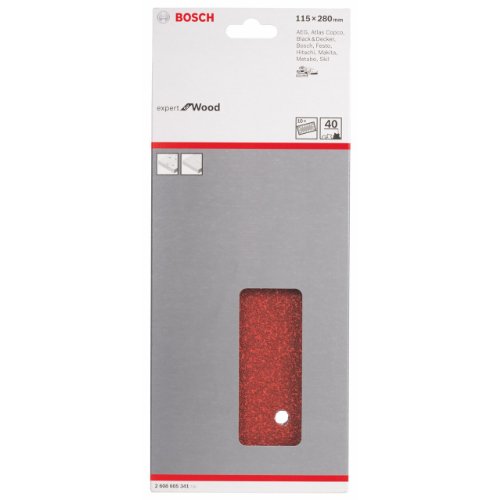 Bosch C430 feuille abrasive grain 40 14 trous lot de 10