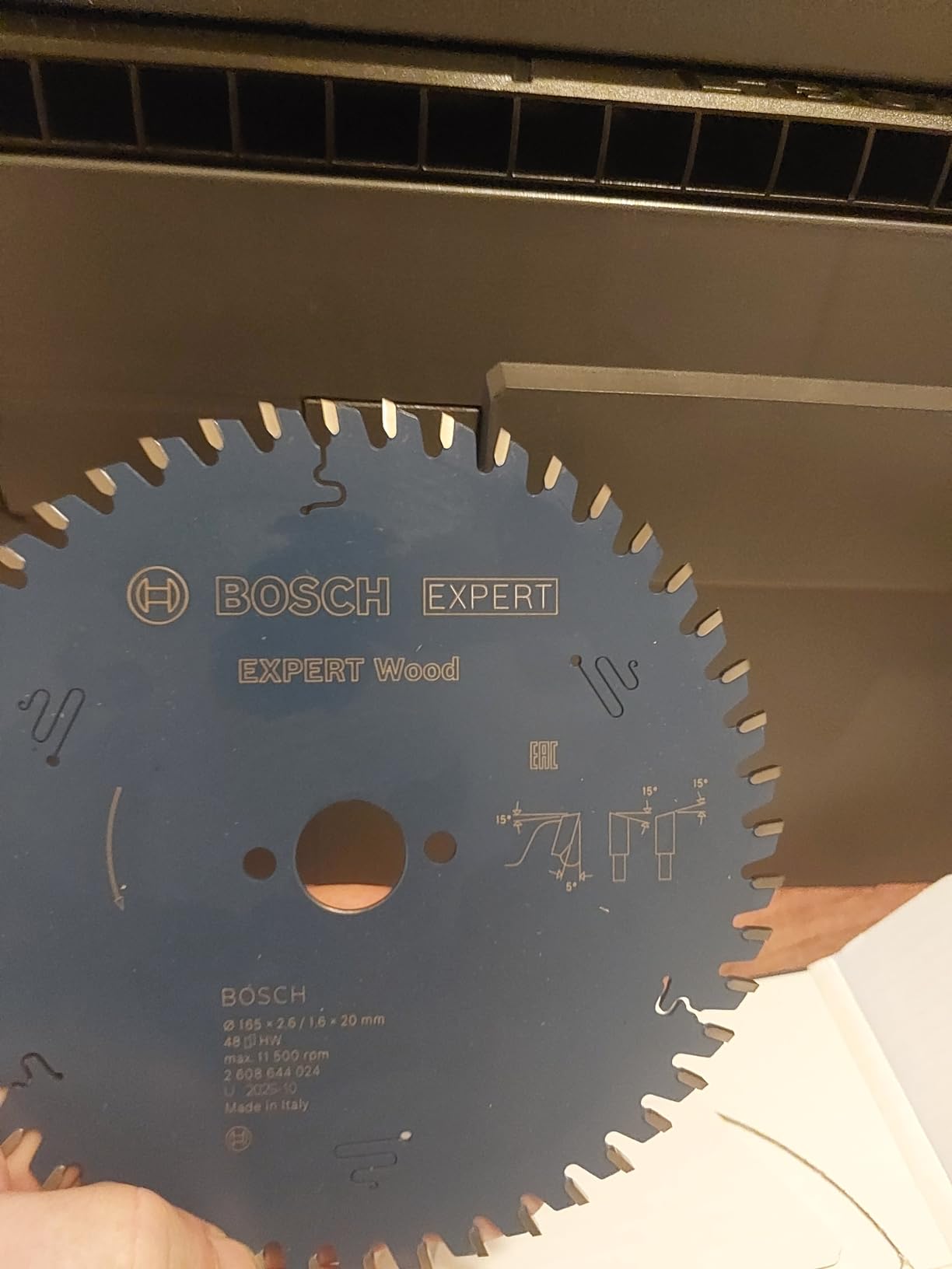 Bosch EXPERT Wood lame scie circulaire 165 mm 48 dents
