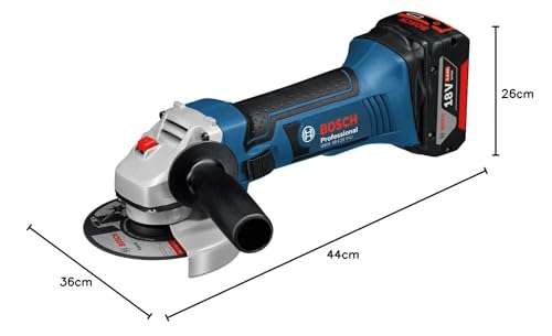 Bosch GWS 18-125 V-LI meuleuse 125 mm 2x4,0 Ah L-Boxx